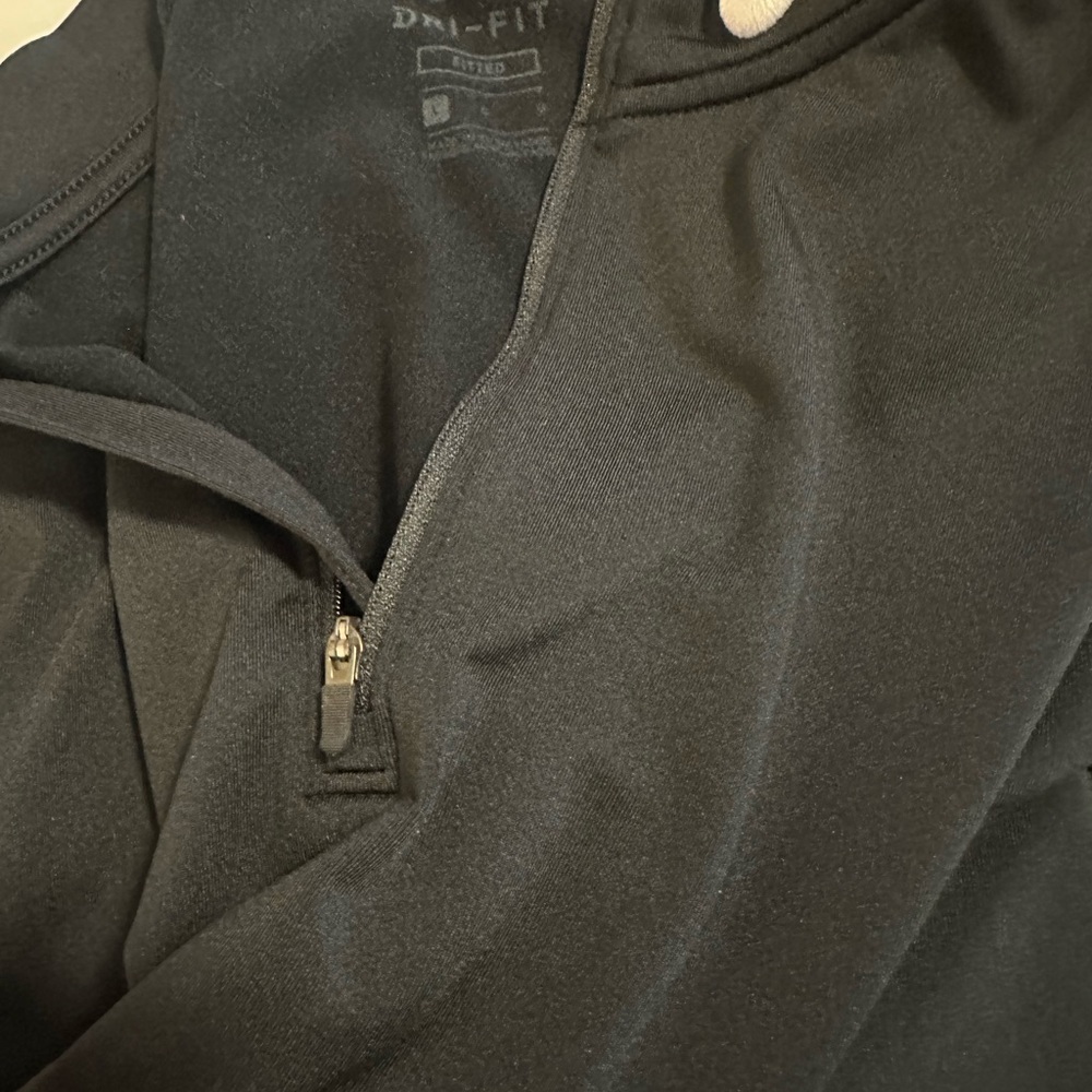 Nike Black fleece lined Long Sleeve Dri-FIT Shirt